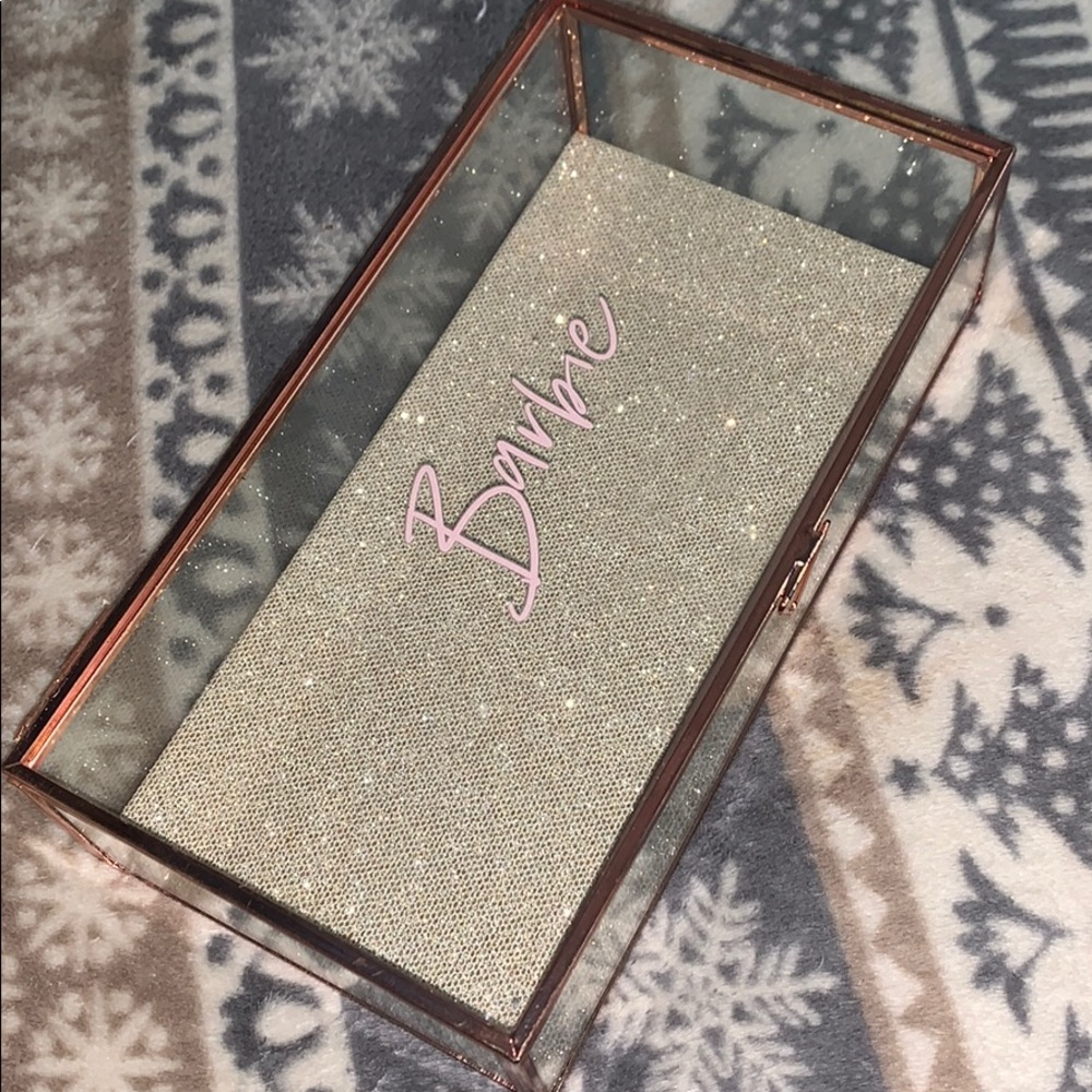 BARBIE GLASS CASE